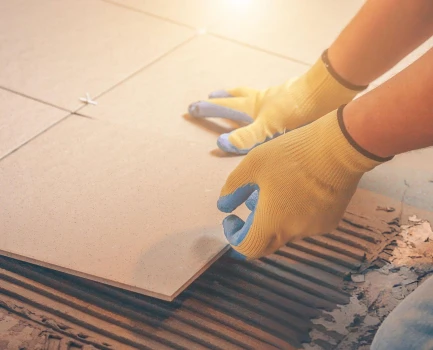 Tiles installation