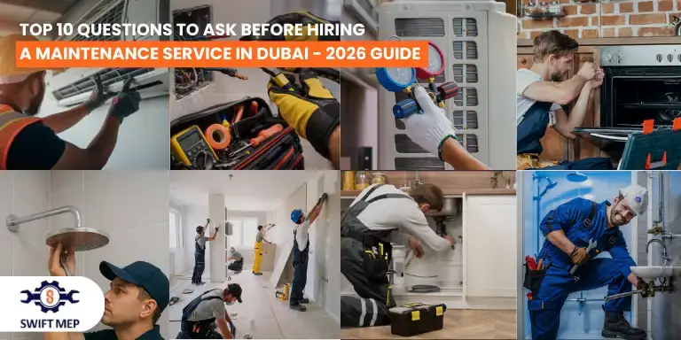 Top 10 Questions to Ask Before Hiring a Maintenance Service in Dubai