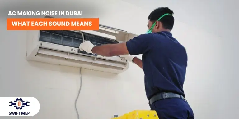 AC Making Noise in Dubai: What Each Sound Means & When to Call Experts