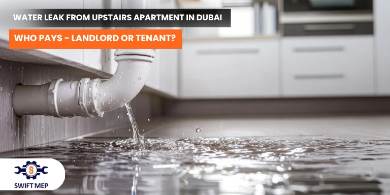 Water Leak From Upstairs Apartment in Dubai