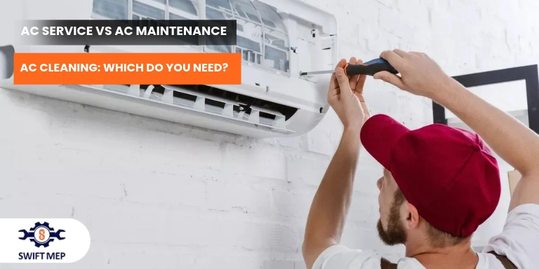 AC Service vs AC Maintenance vs AC Cleaning
